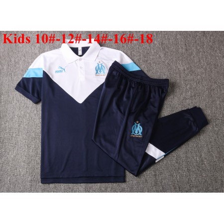 Olympique de Marseille 2020/21 Barn Tränings Polo M002